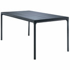 Four Rectangular Outdoor Dining Table 270cm by Houe (Black)-Outdoor Furniture-Houe-SLH AU