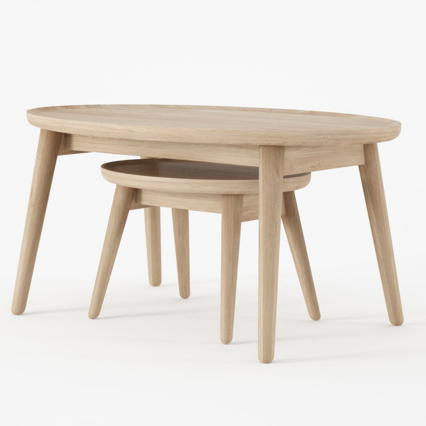 East Coffee Small  Table - European Oak