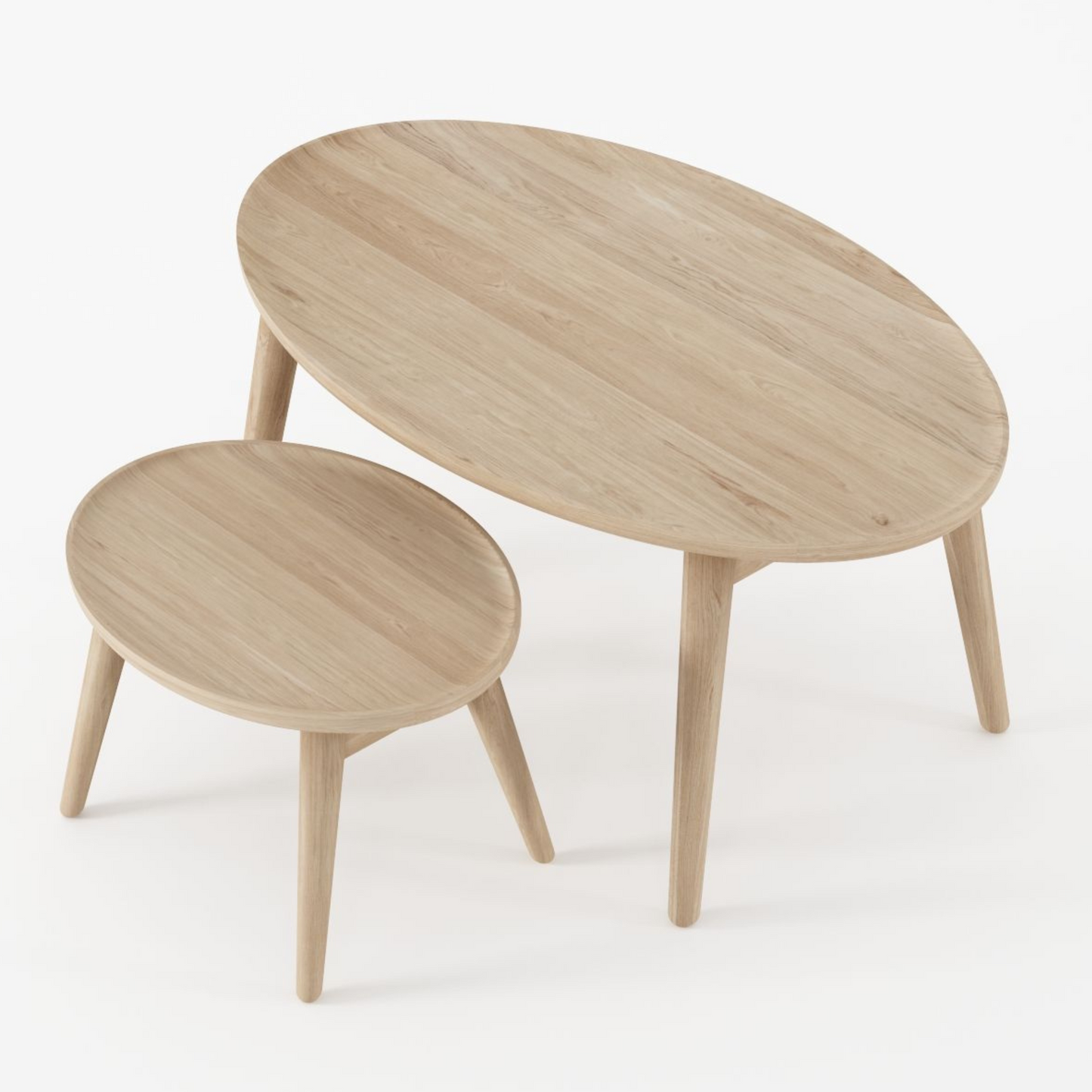 East Coffee Small  Table - European Oak