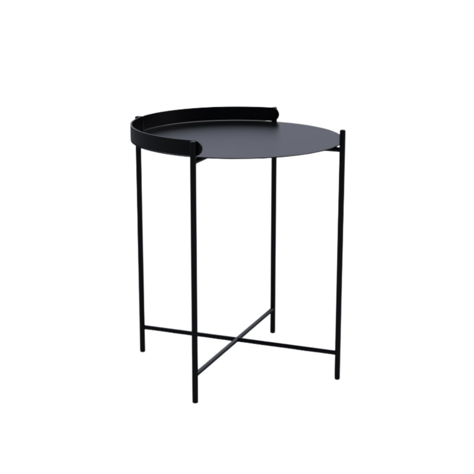 Edge Tray Table - Black Small