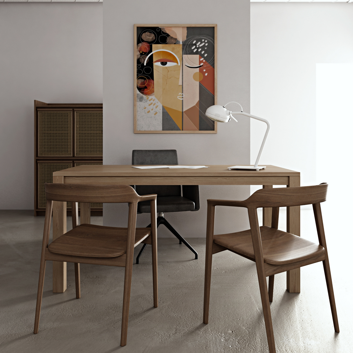 Grasshopper Rectangular Dining Table 160(CM) - European Oak