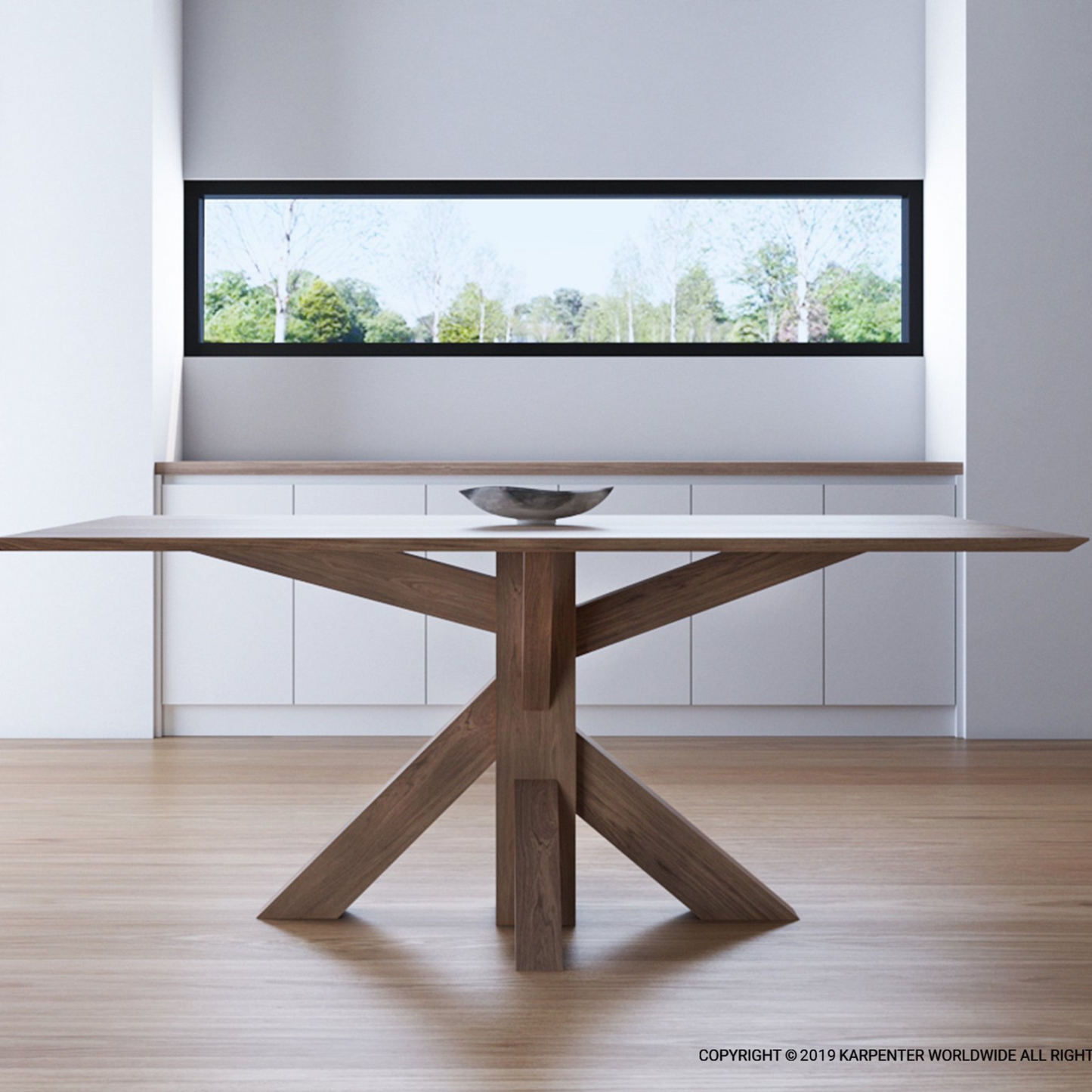 Ki Rectangular Dining Table 180(CM) - FSC Recycled Teak