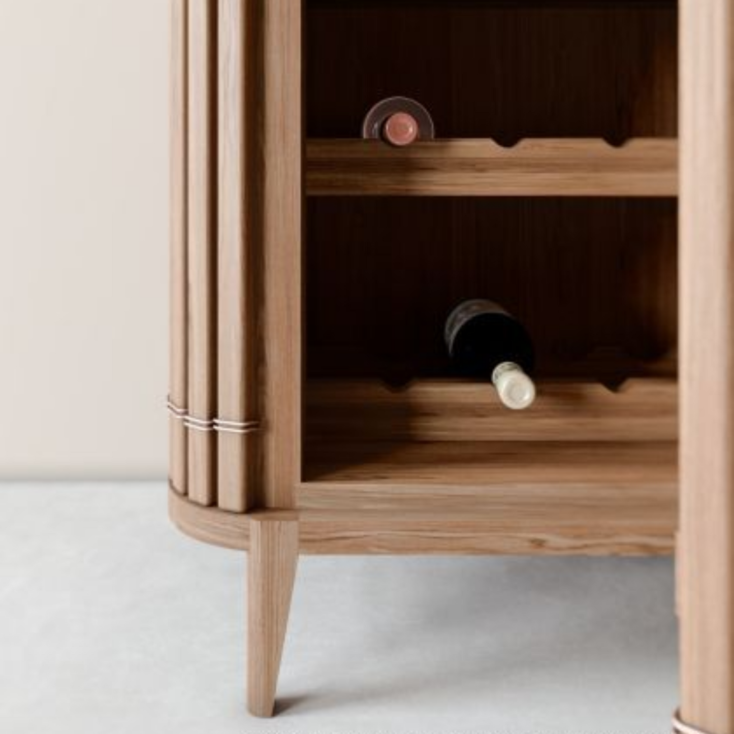 Koppar Minibar  - FSC Recycled Teak