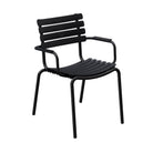 ReClips Black Outdoor Dining Chair | SLH Designer Furniture-Outdoor Furniture-Houe-Black Alu Frame-SLH AU