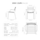 ReCLIPSDiningchair dimensions and specifications