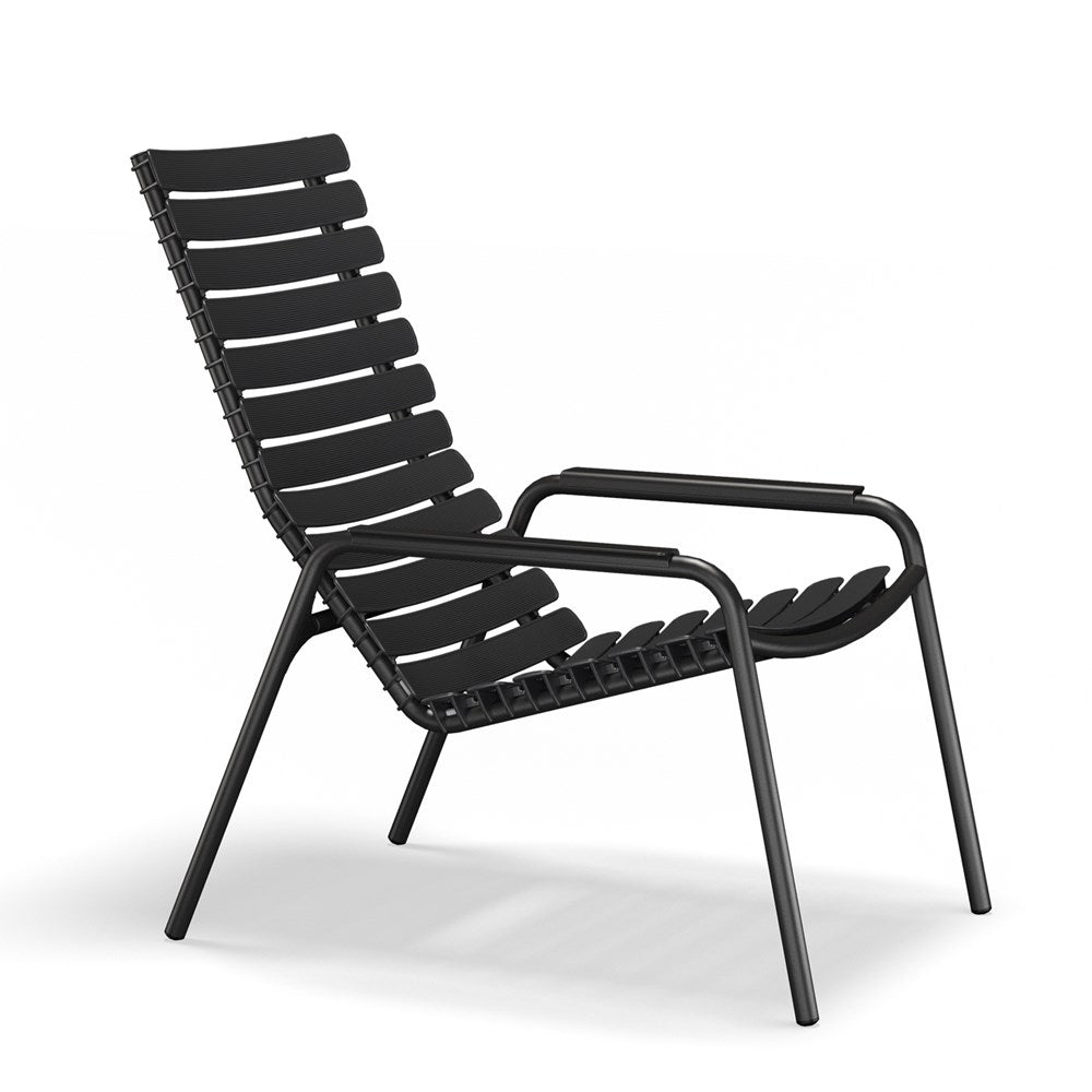 Reclips Lounge Chair - Black lamellas