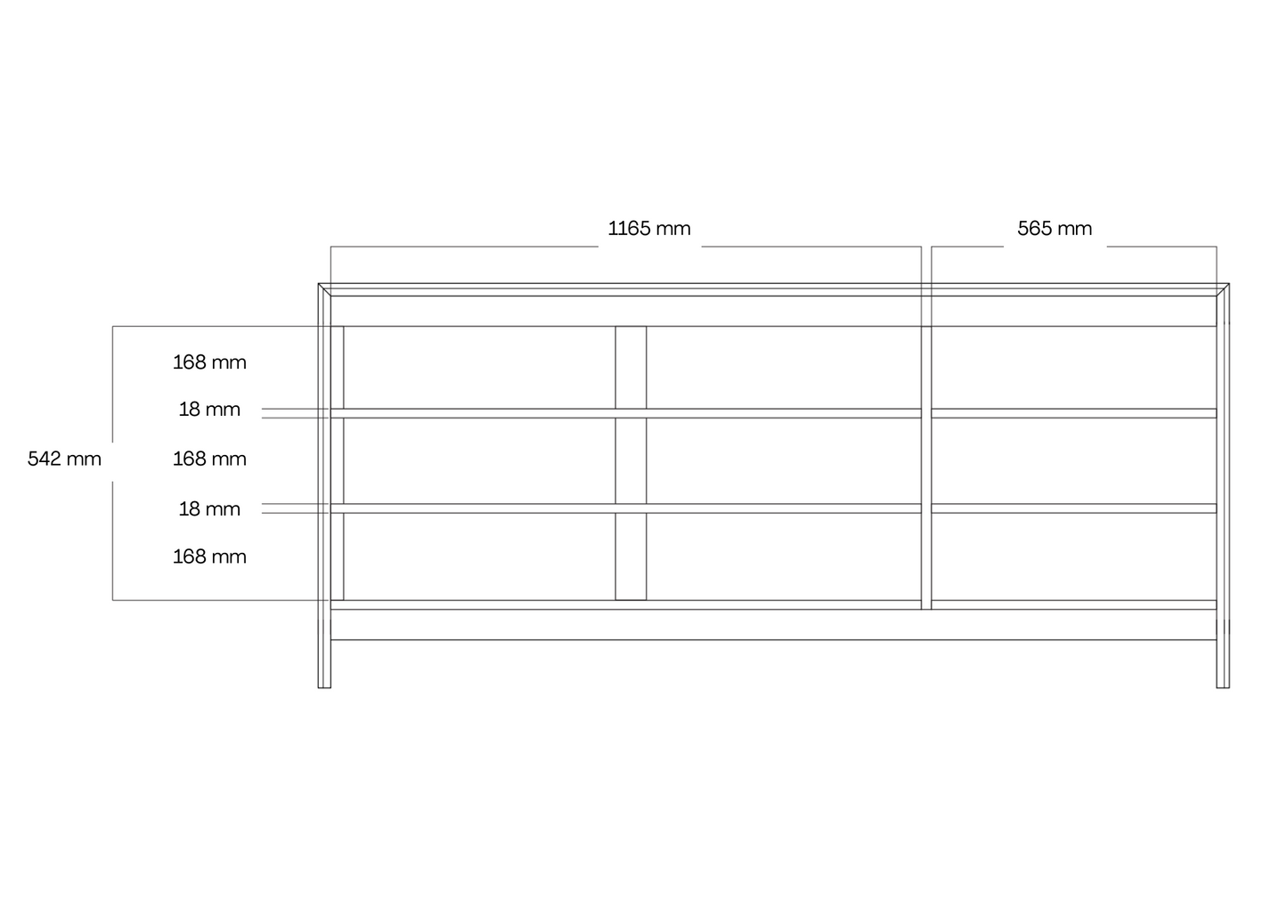 Lineal Sideboard 3 Doors
