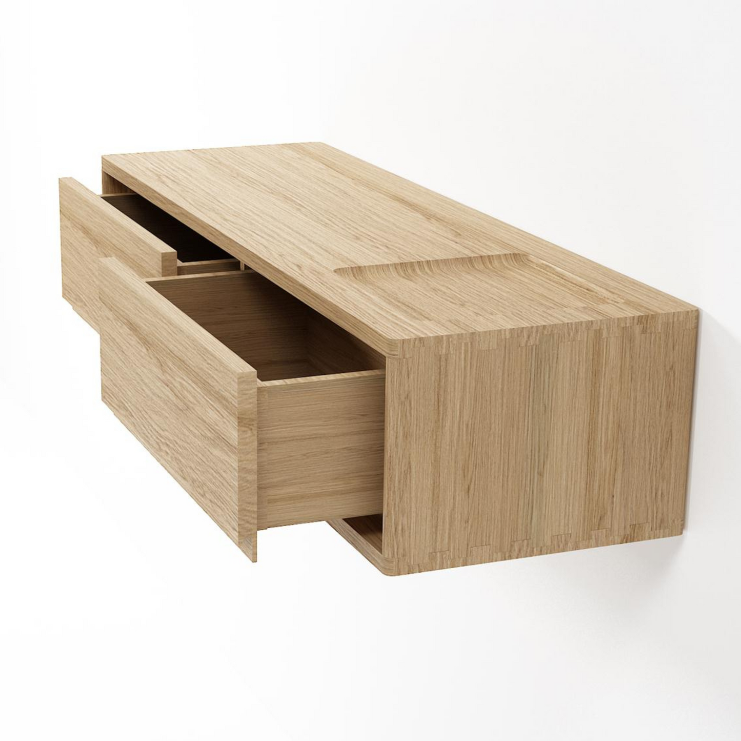 Circa Floating Cabinet Module 4  - European Oak