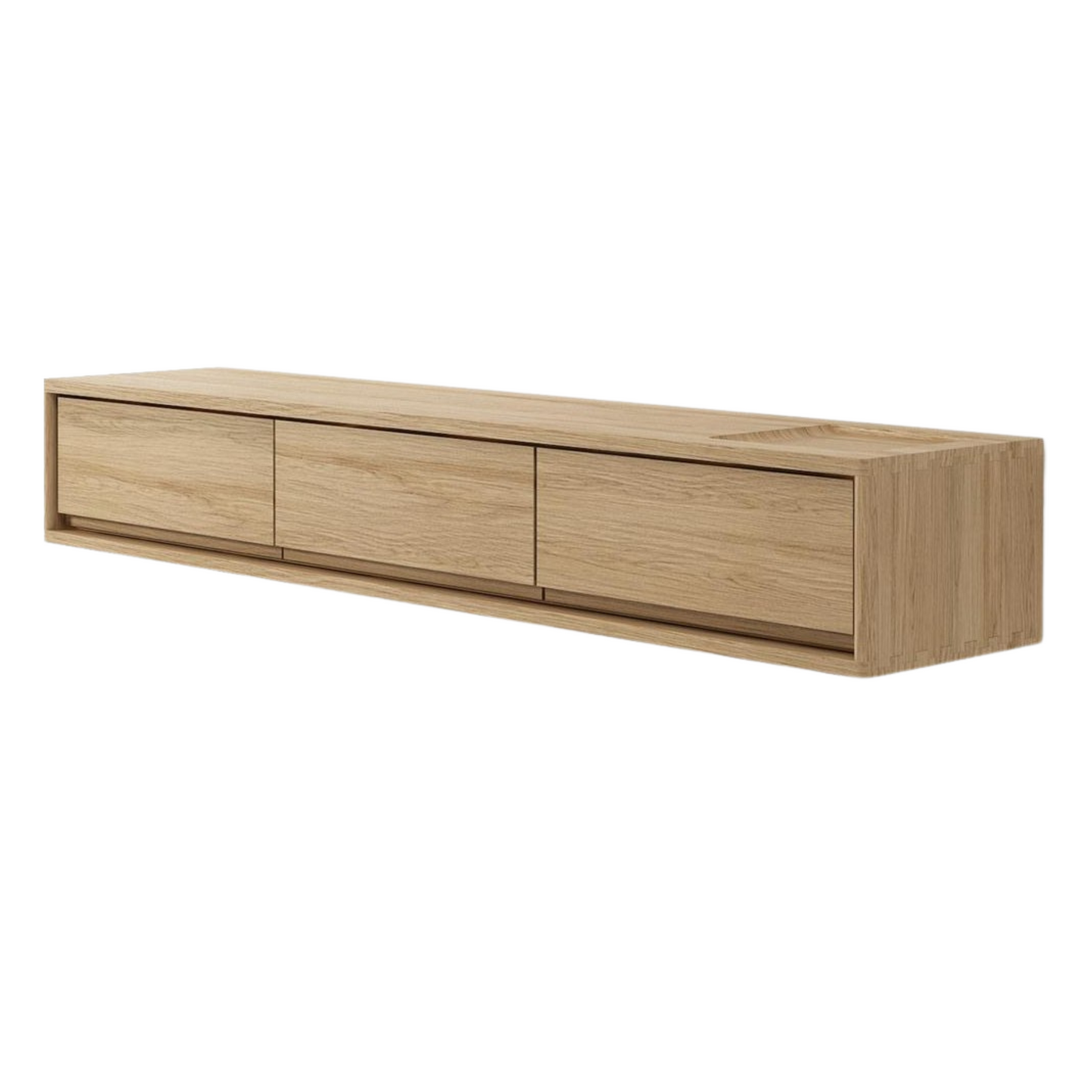 Circa Floating Cabinet Module 6  - European Oak