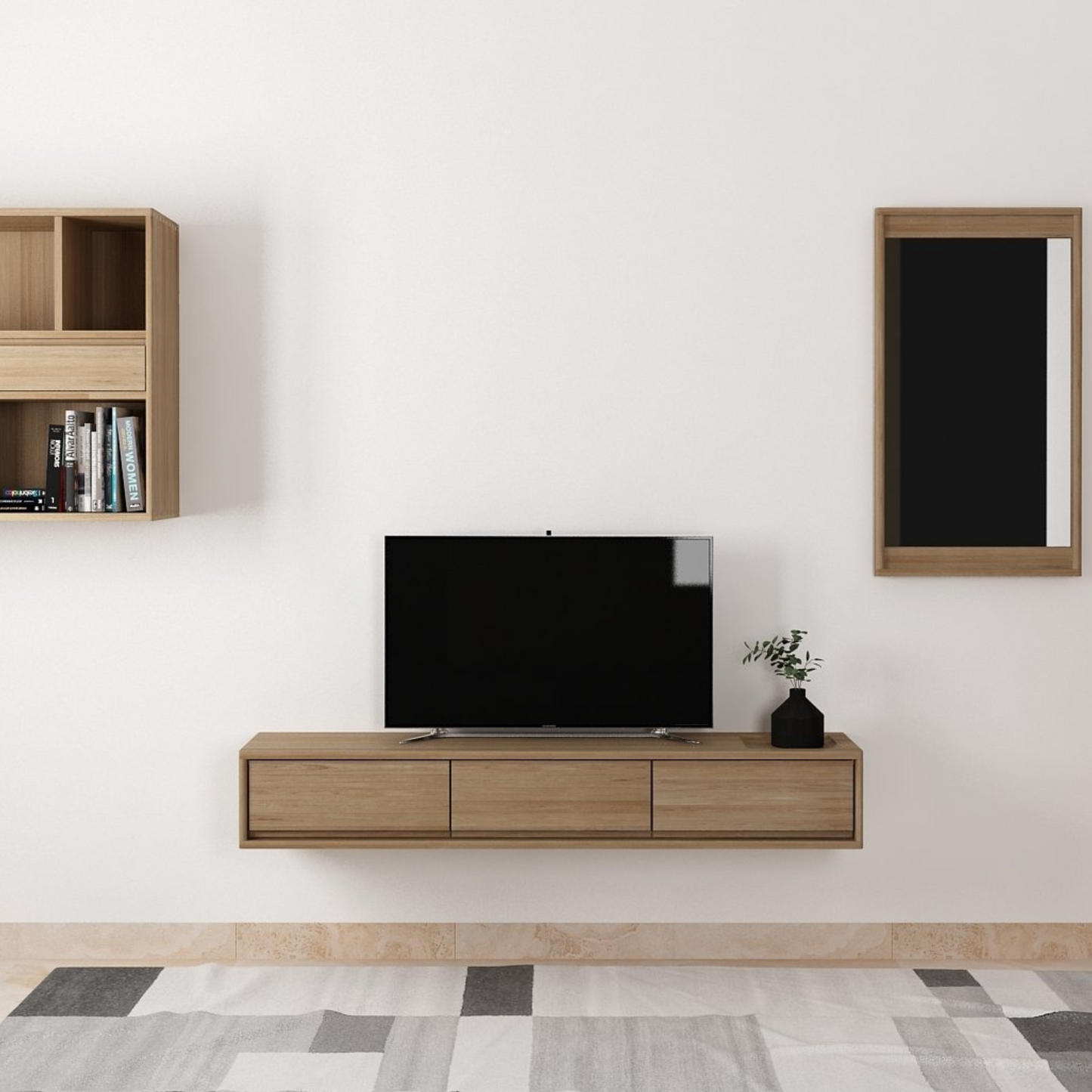 Circa Floating Cabinet Module 6  - European Oak