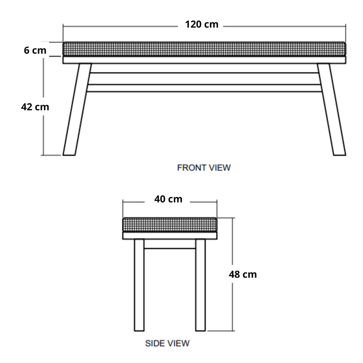 Circa Bench - European Oak