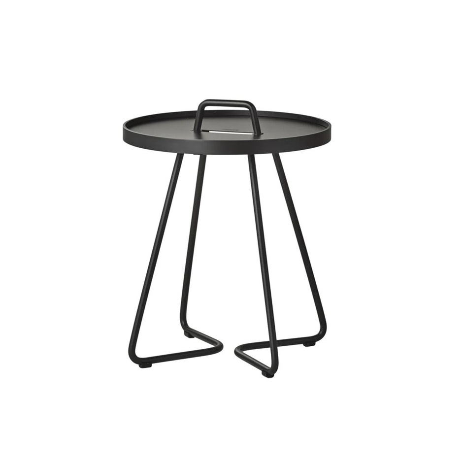 On-The-Move Mini Side Table - Light Grey