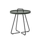 Green side table with handle - 5065ADG_1