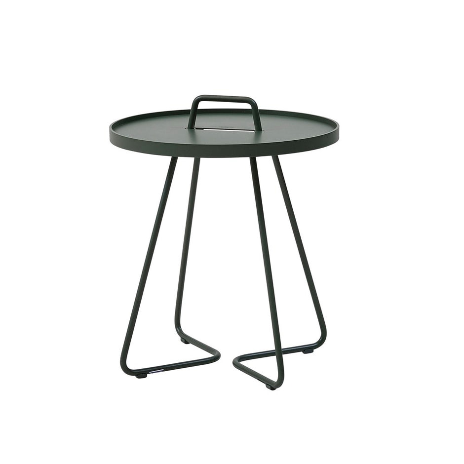 On-The-Move Small Side Table - Dark Green