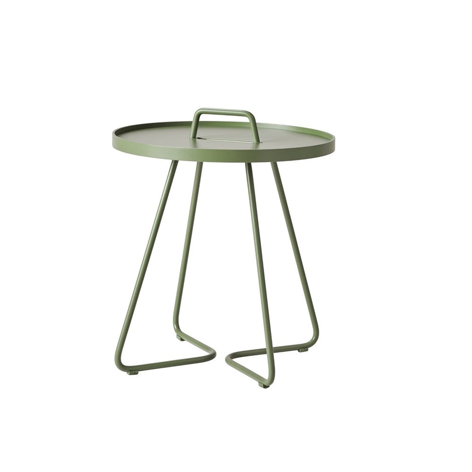 On-The-Move Small Side Table - Olive Green