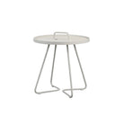 5065ASA_1 - White side table with handle