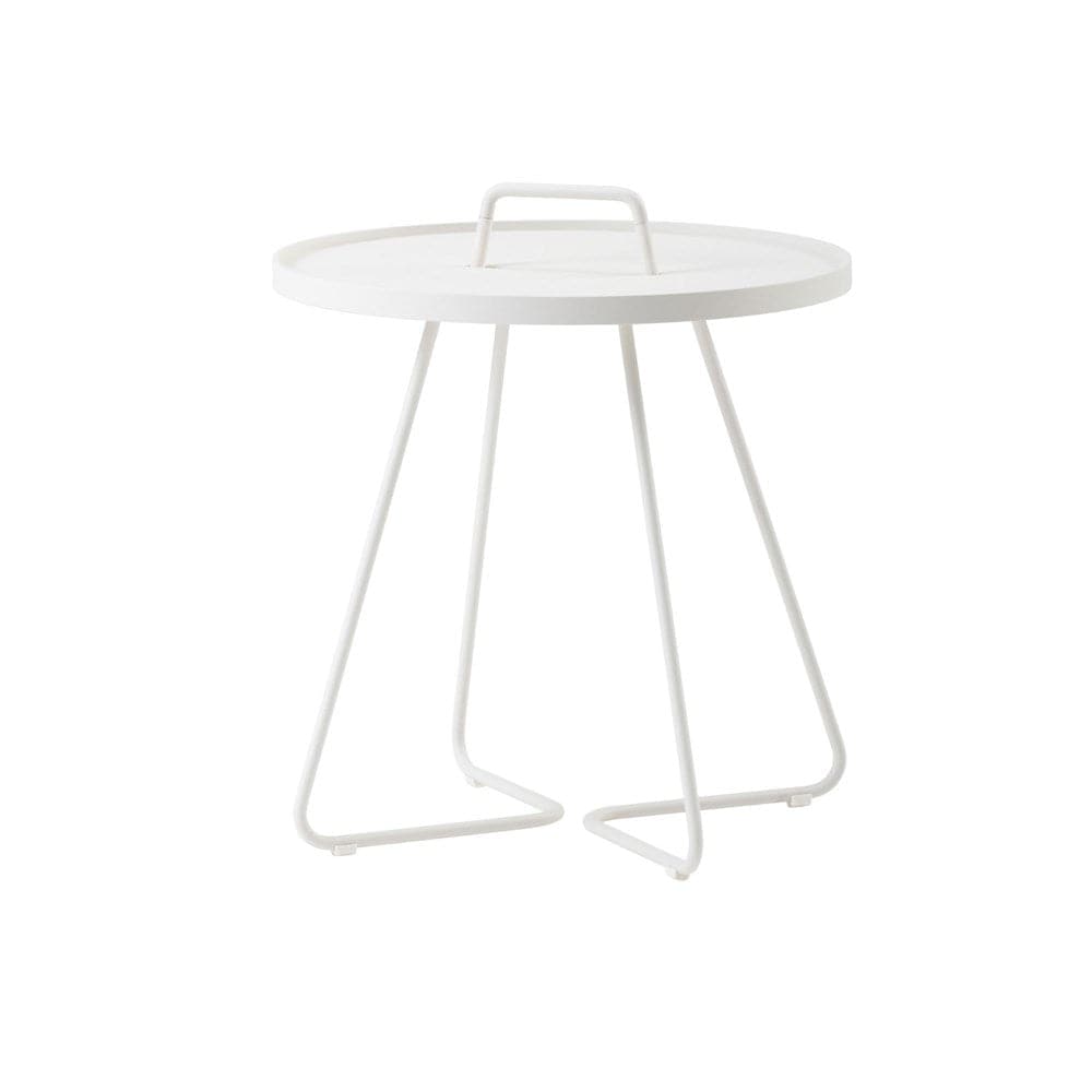 White side table 5065AW_1 with handle