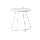 White side table 5065AW_1 with handle