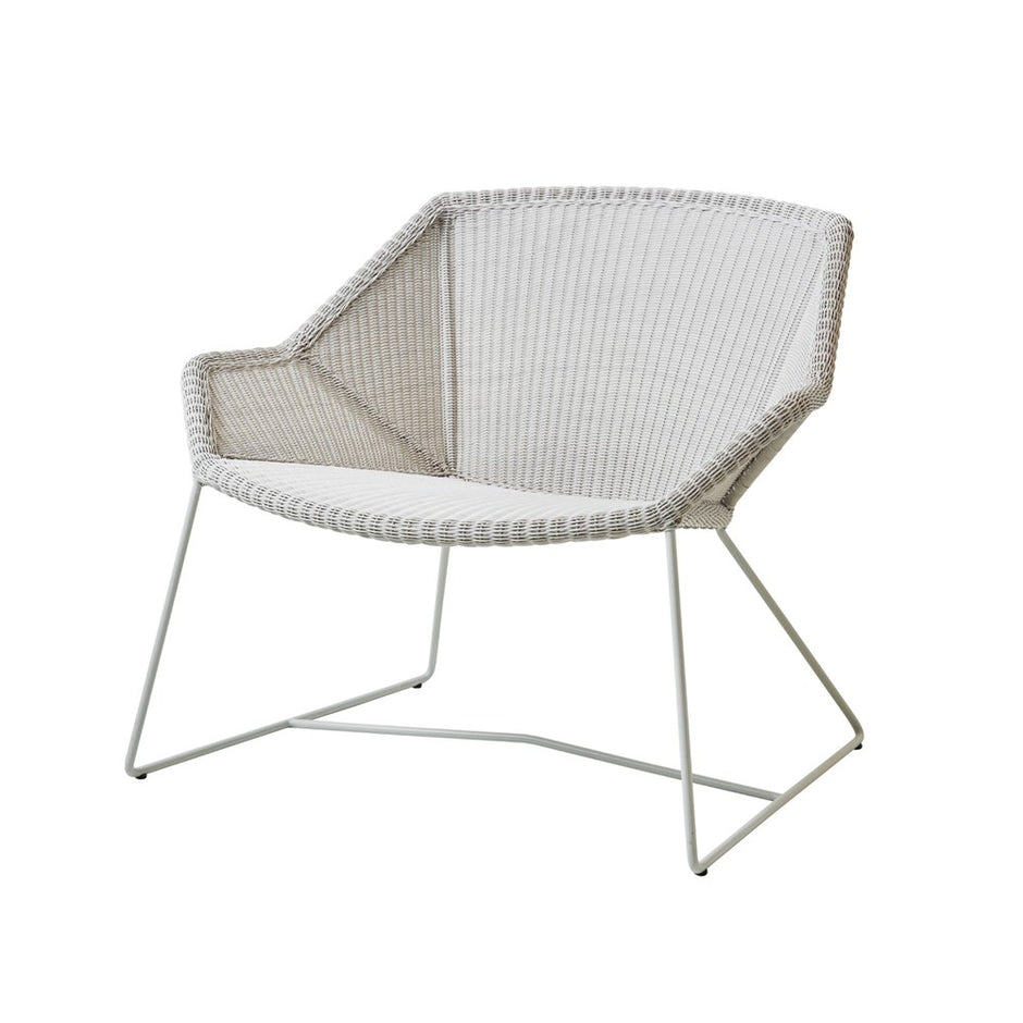 Breeze Lounge Chair - White Grey