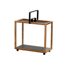 5726TAL_1 Wooden Storage Cart with Handle