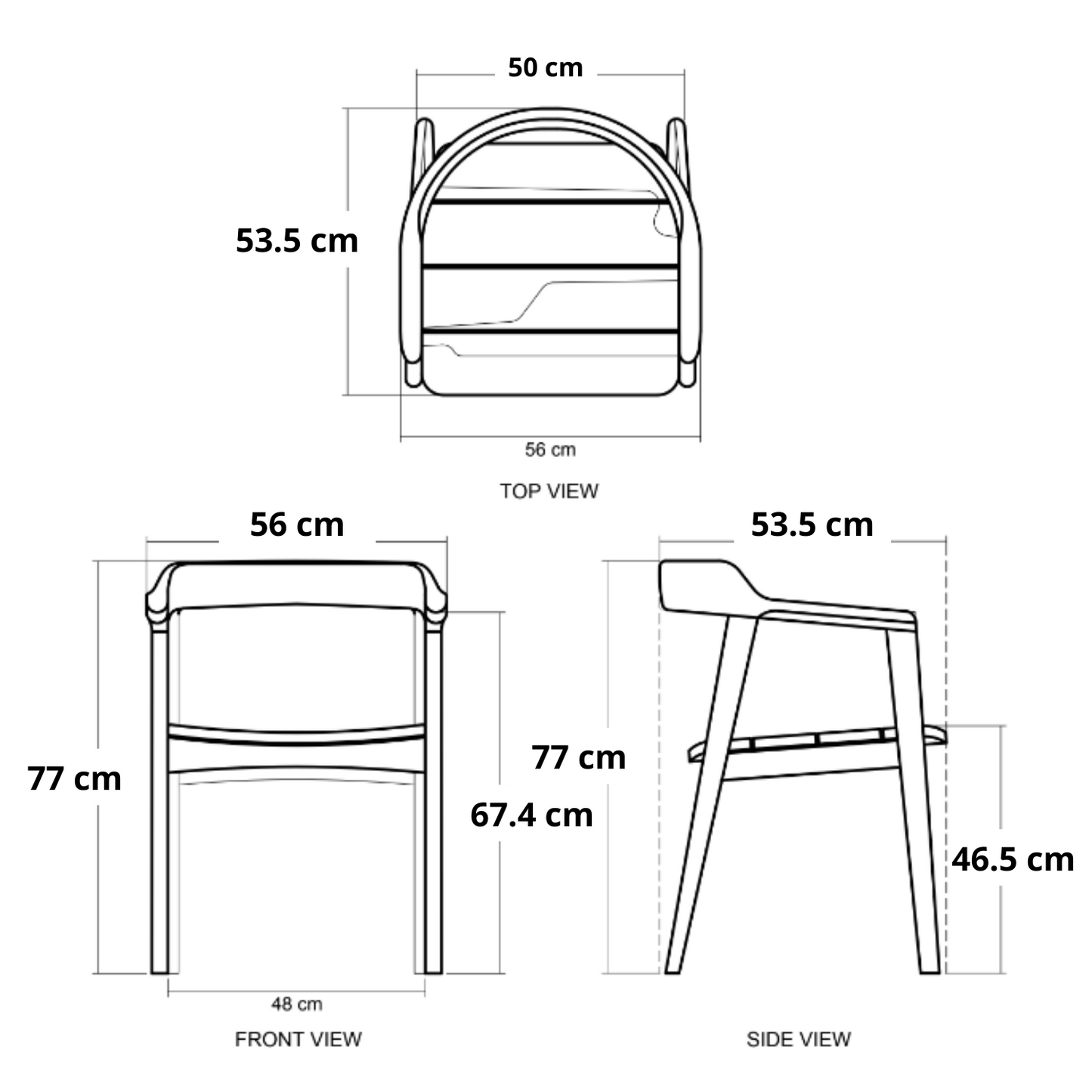 Grasshopper Armchair - FSC RecycledTeak