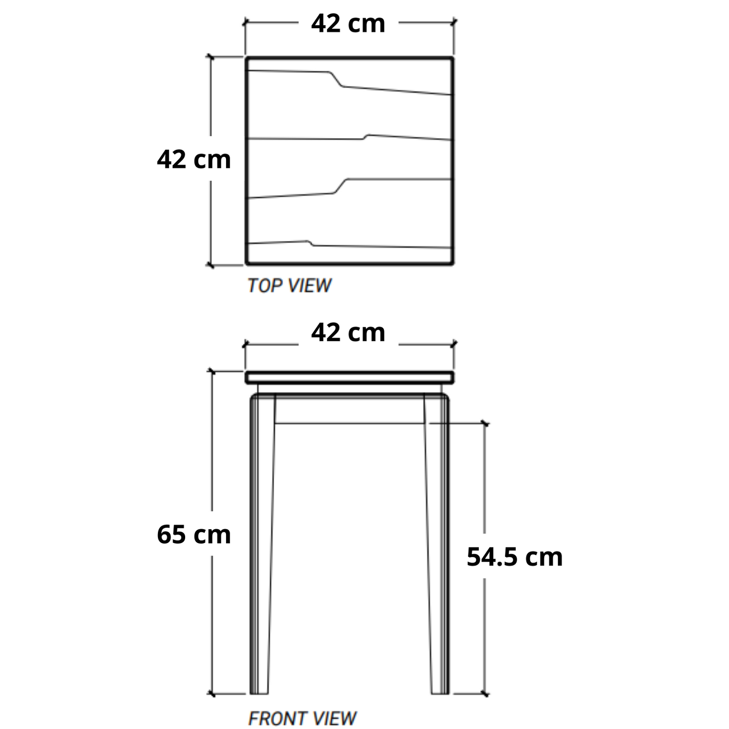 Twenty Twenty Side Table - Satin Black