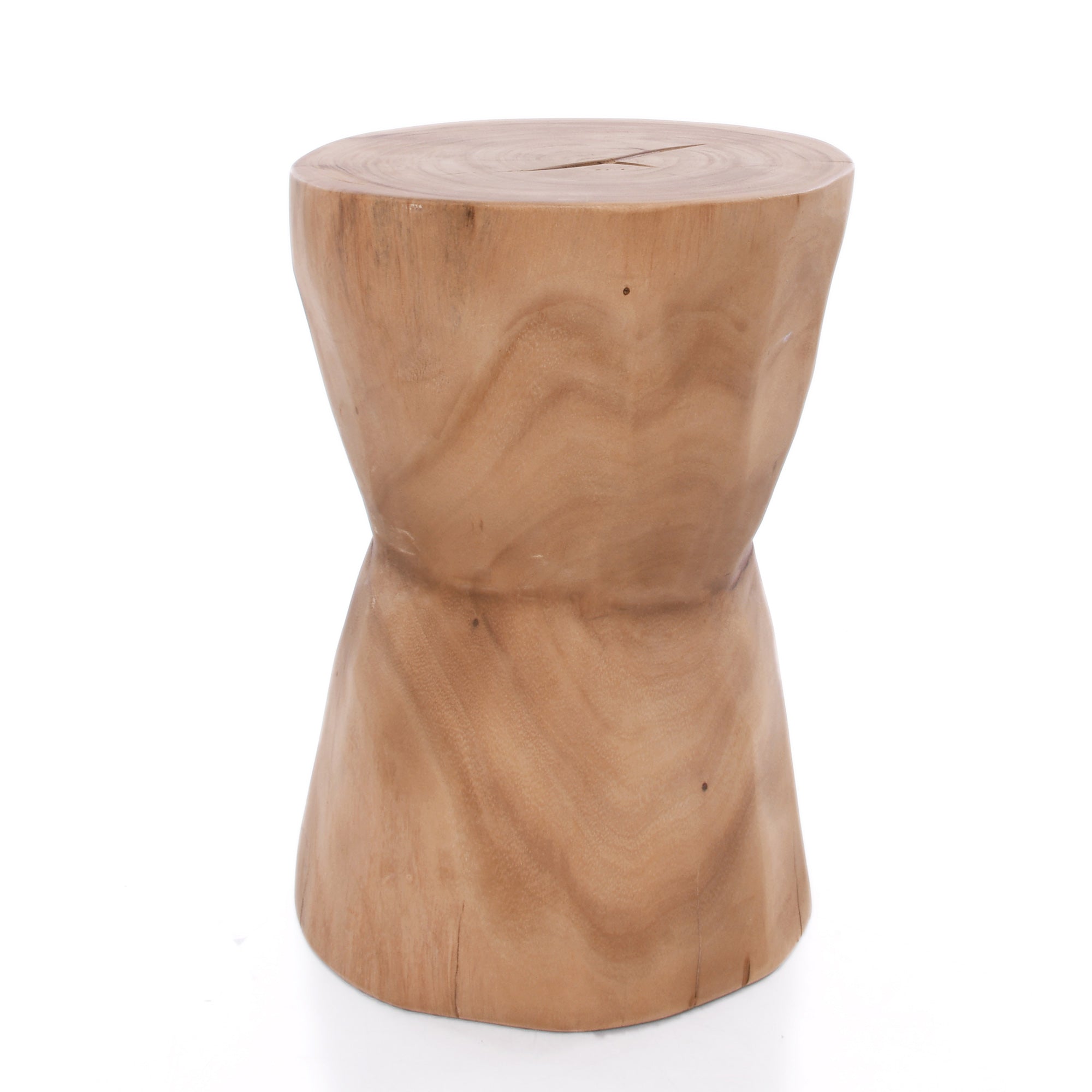 Hourglass 2025 wood stool