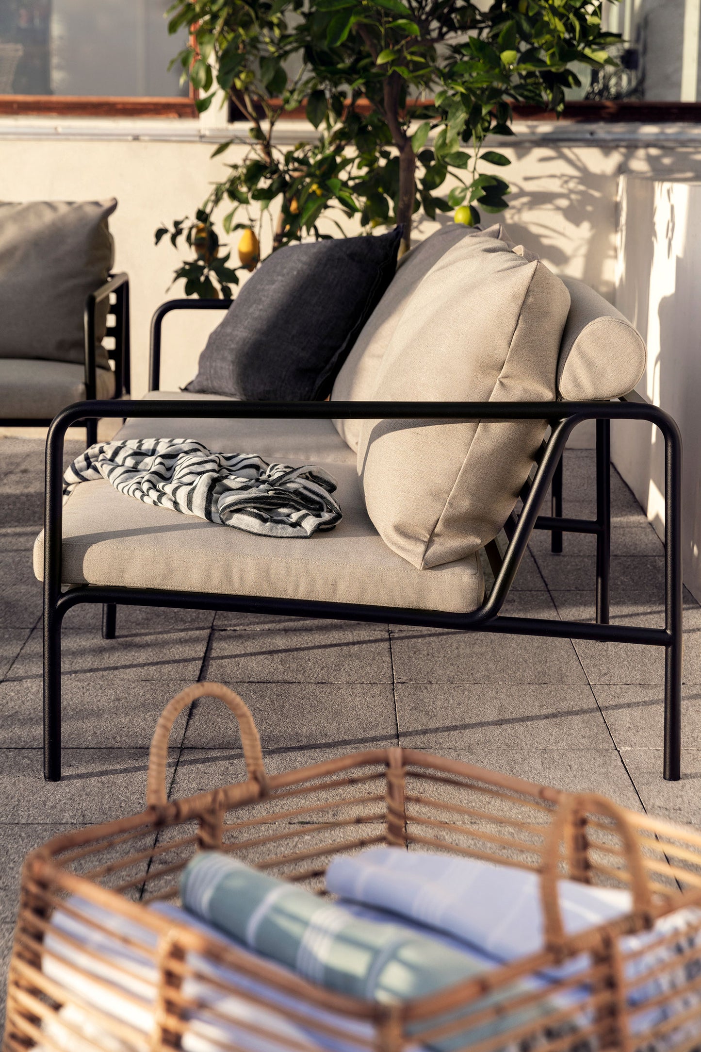 Avon Lounge Sofa - Ash