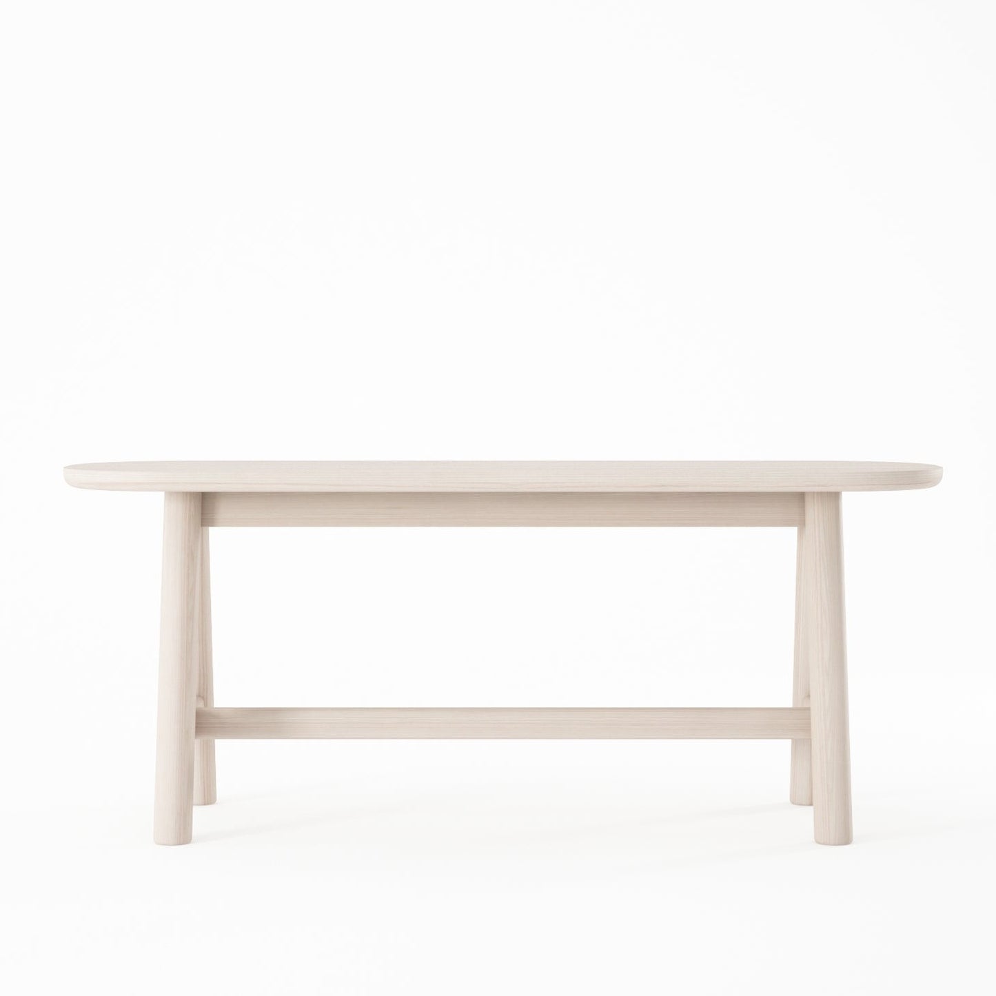 Curbus Oval Bench -White Ash