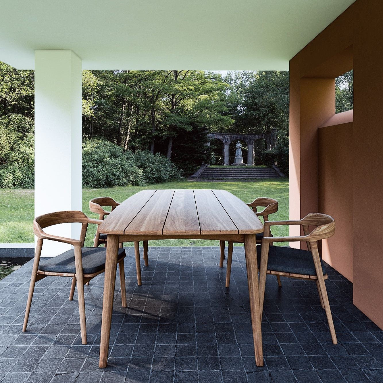 Grasshopper Outdoor  Dining Table 160(CM)