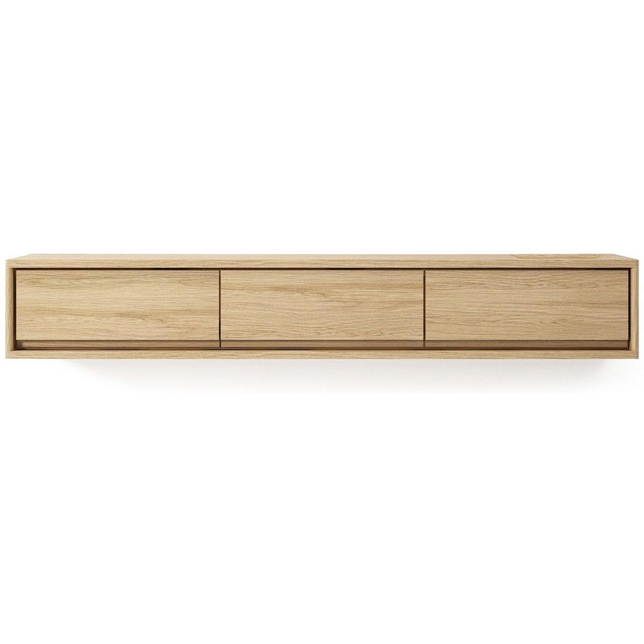 Circa European Oak Floating TV Media Cabinet Module 6 | SLH Furniture-Indoor Furniture-Karpenter-Neutral Oak Wood-European Oak-SLH AU