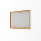 KCC34O-1 Oak framed wall mirror