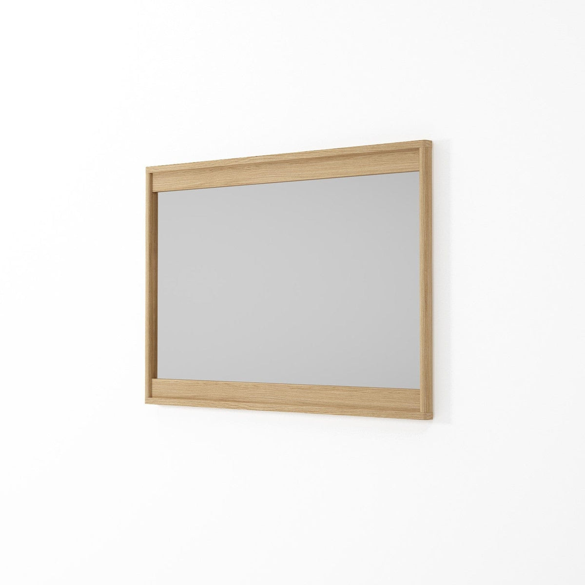 KCC34O-1 Oak framed wall mirror