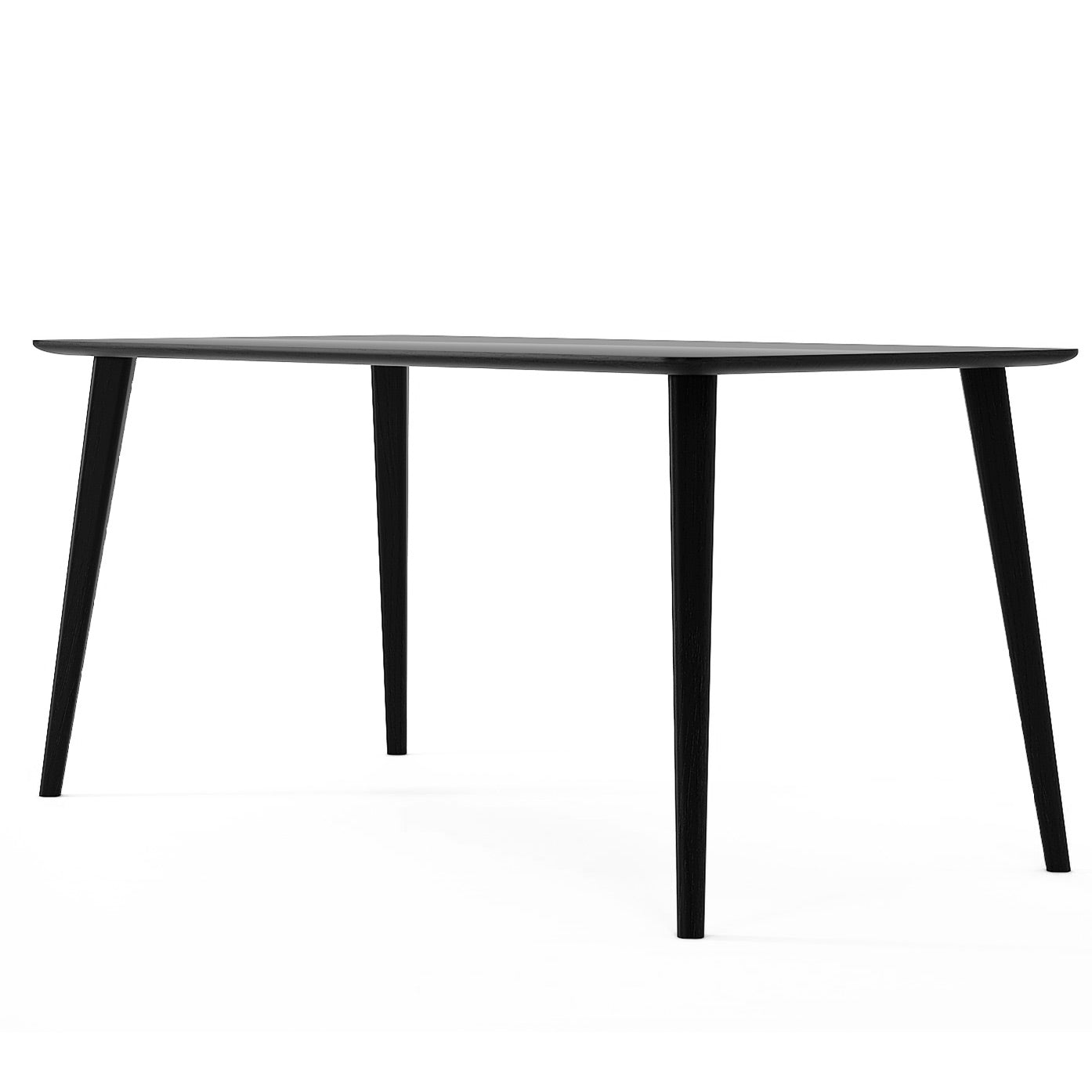 Domani Dining Table in Satin Black | SLH Designer Furniture-Indoor Furniture-Karpenter-SLH AU