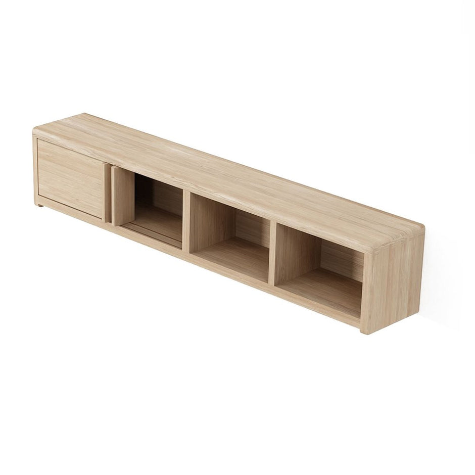 East Hanging Desk Module European Oak-Indoor Furniture-Karpenter-Neutral Oak Wood-SLH AU