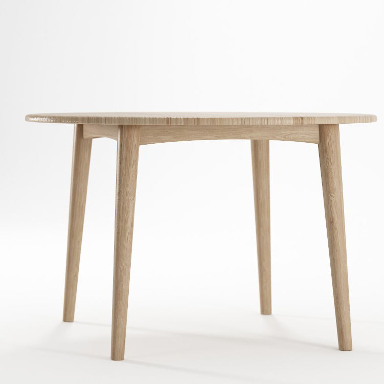 Grasshopper Round Dining Table 120(CM) - European Oak