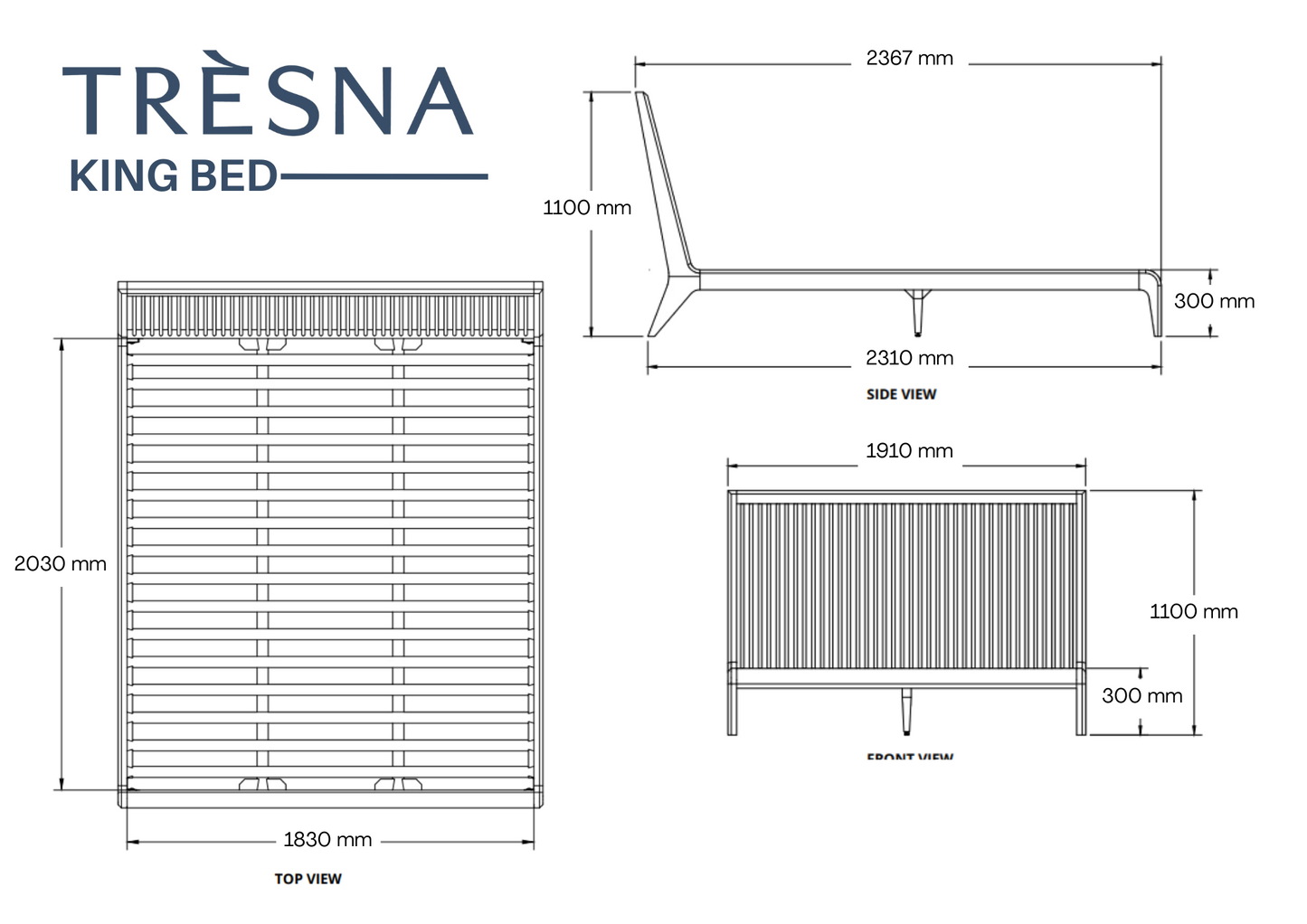 Jodoh Spindle King Bed