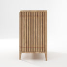 KKP01O Cabinet with vertical wooden slats