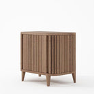 KKP04T_1 Wooden cabinet with vertical slats