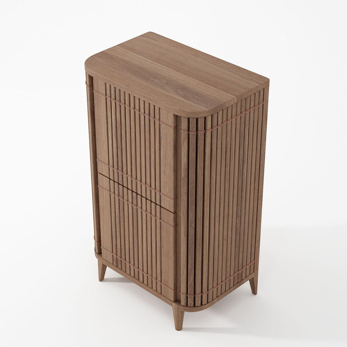 Koppar Minibar  - FSC Recycled Teak