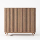 KKP07T-2 Wooden Cabinet with Vertical Slats