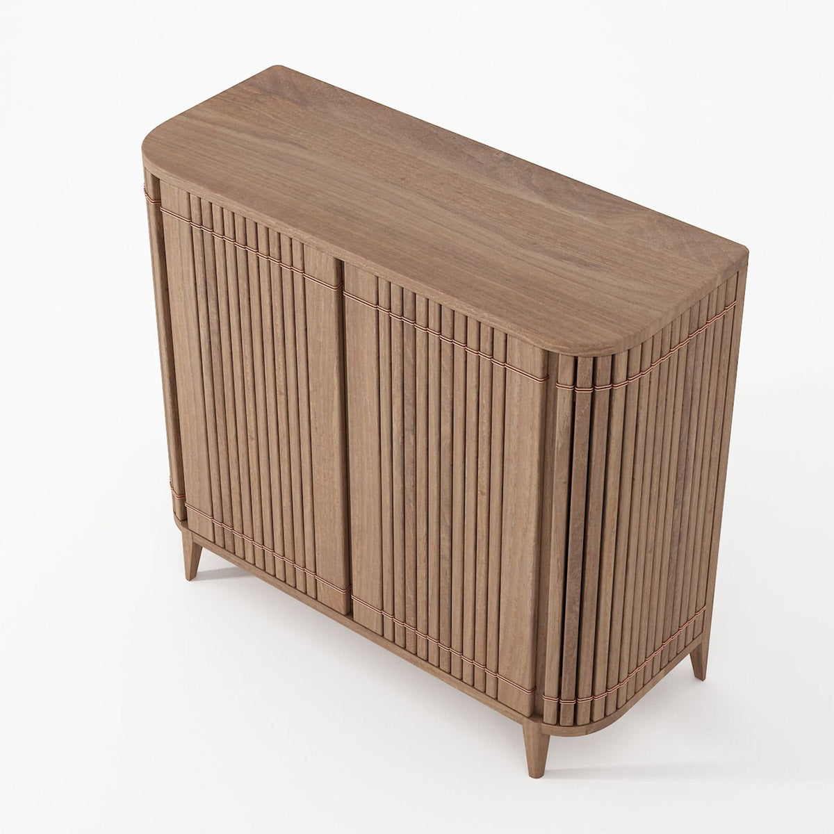 Koppar Shoe Rack Cabinet  - FSC Recycled Teak