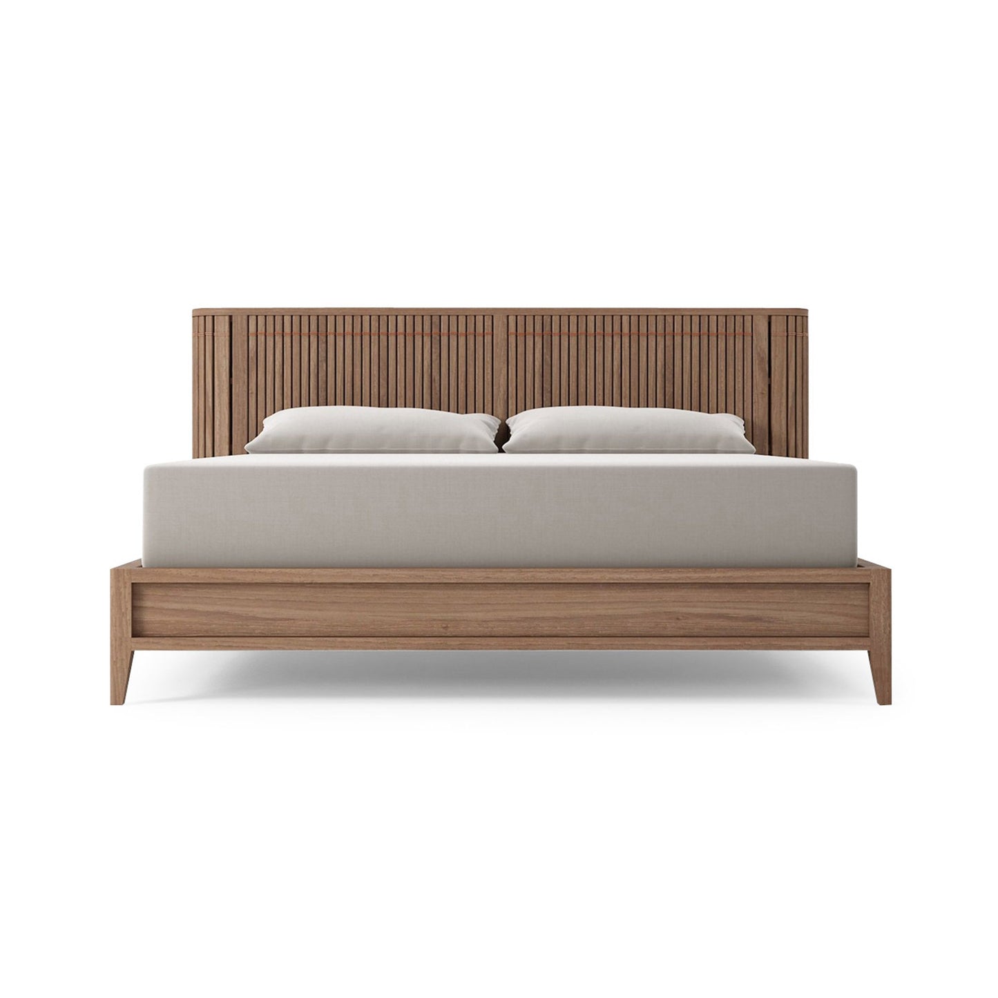 Koppar Queen Bed - FSC Recycled Teak-Indoor Furniture-Karpenter-Teak Brown-FSC-Certified Recycled Teak-SLH AU