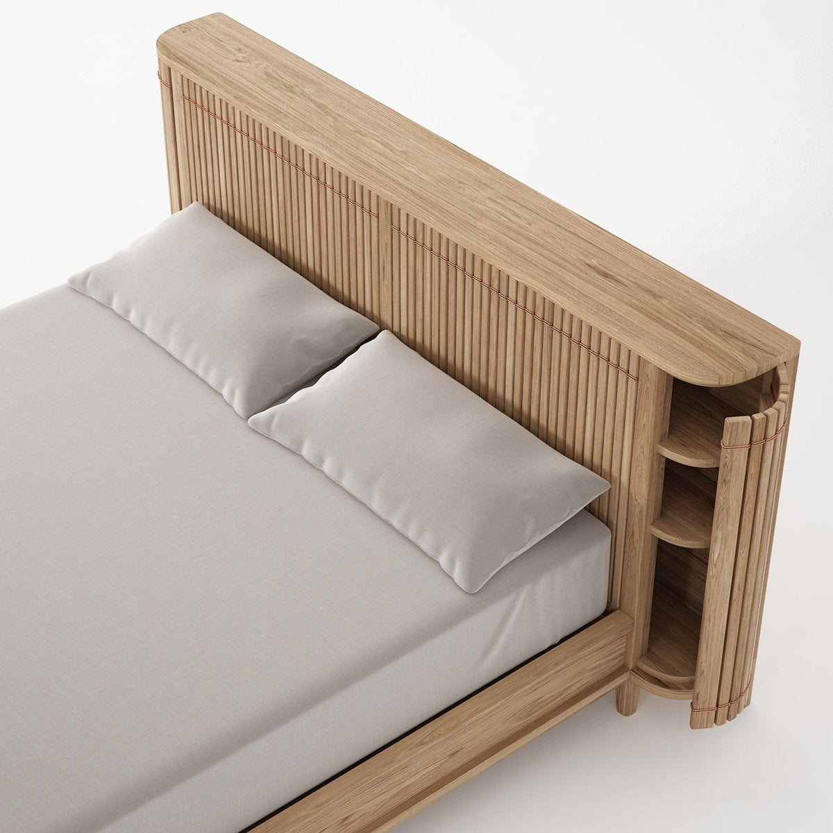 Koppar King Bed - European Oak-Indoor Furniture-Karpenter-Neutral Oak Wood-European Oak-SLH AU