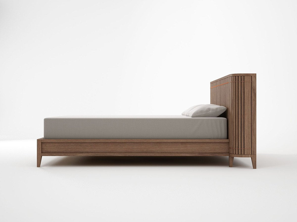 Koppar King Bed - FSC Recycled Teak-Indoor Furniture-Karpenter-Teak Brown-FSC-Certified Recycled Teak-SLH AU