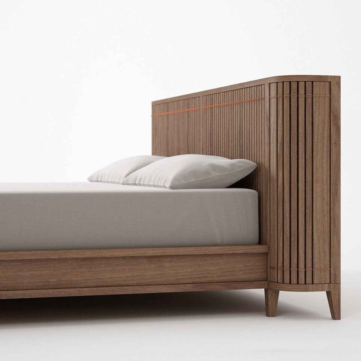 Koppar King Bed - FSC Recycled Teak-Indoor Furniture-Karpenter-Teak Brown-FSC-Certified Recycled Teak-SLH AU