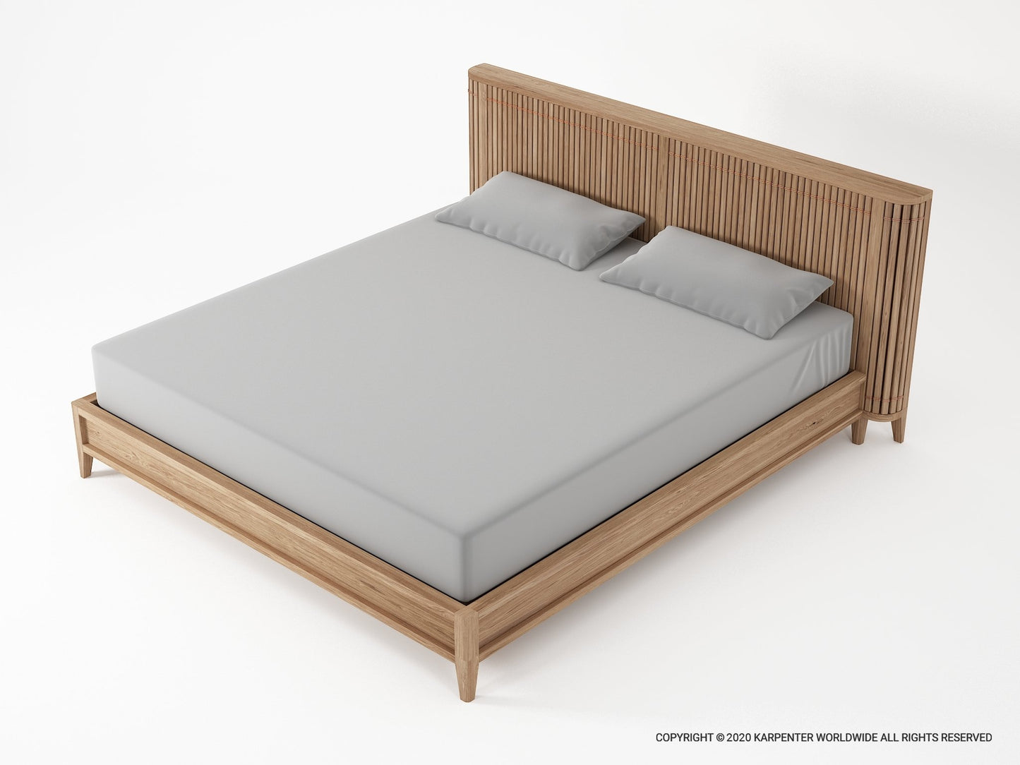 Koppar King Bed without Storage - European Oak-Indoor Furniture-Karpenter-Natural Oak-European White Oak-Waterbased-SLH AU