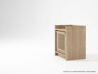 KRT007O wooden side table with woven panel