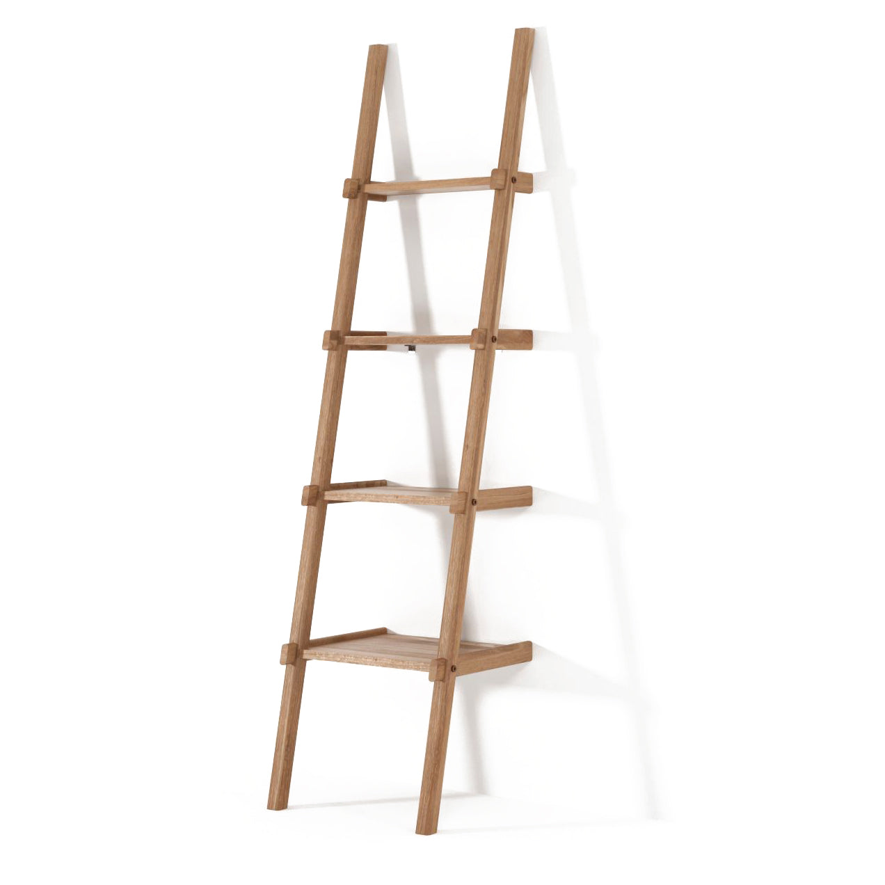 Simply City FSC Teak Ladder Shelves | SLH Designer Furniture-Indoor Furniture-Karpenter-Neutral Oak Wood-FSC-Certified Recycled Teak-SLH AU