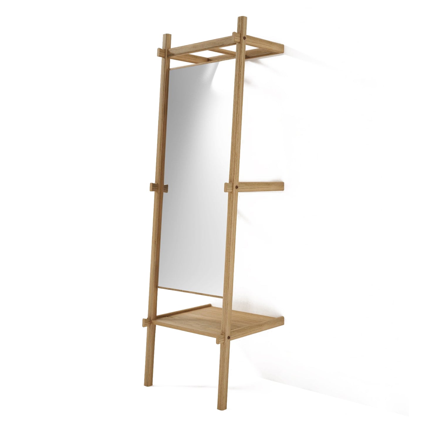 Simply City Standing Mirror - European Oak | SLH Designer Furniture-Indoor Furniture-Karpenter-Neutral Oak Wood-European Oak-SLH AU